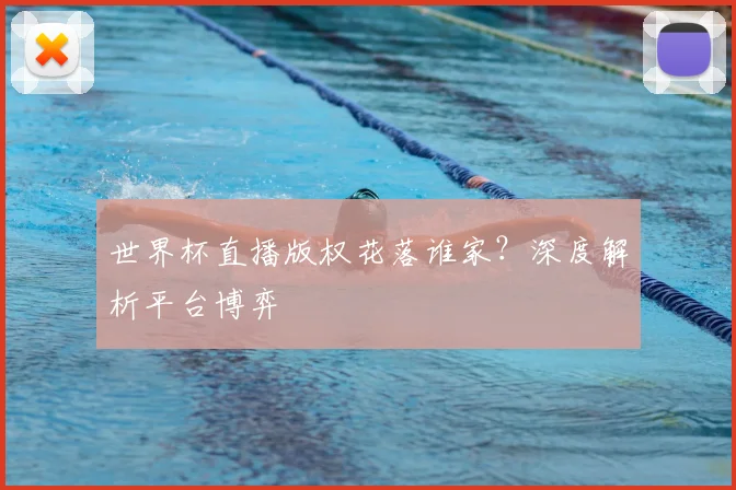 世界杯直播版权花落谁家？深度解析平台博弈